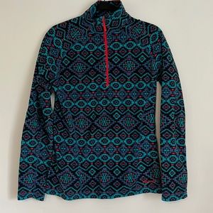Marmot 1/4 Zip geometric print pullover